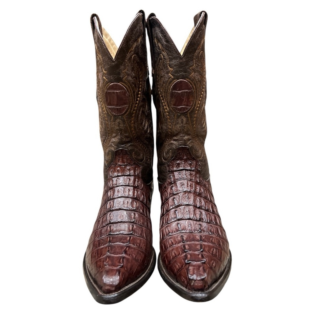 Chandra Crocodile Leather Western Boots Handmade by Cuadra Boots Men’s Cowboy 9